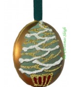 TEMPORARILY OUT OF STOCK - Peter Priess of Salzburg Hand Painted Easter Egg CHRISTMAS